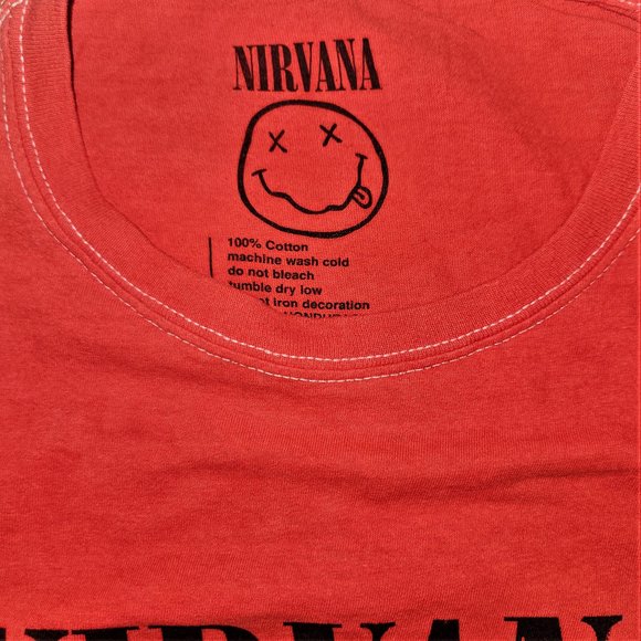 Nirvana Galaxy In Utero Logo grunge punk rock Official XL runs bigger NWT - Picture 3 of 3